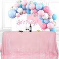 SquarePie Sequin Tablecloth 50 x 72 Inch Pink Sparkly Table Linen for Wedding Party