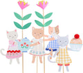 Meri Meri Cake Toppers for Themed Parties, Cat Cake Topper – Complete Your Party Theme with These Bright & Fun Dessert Decorations