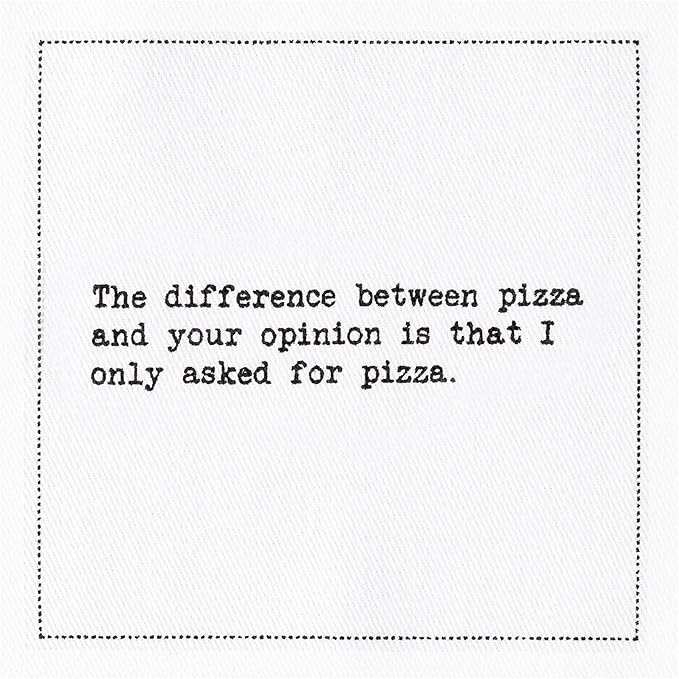 Five Star Napkins Subversive Quotes Cotton Cocktail Napkins,Beverage Napkin, Bar Napkin, Party Napkins,Small Napkins,Napkins for Events,Holidays, Weddings,Parties 4.5"x4.5"-Single Use(50x) Disposable