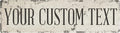 Rustic Custom Metal Signs - Custom sign for indoor or outdoor use. Many styles available. Personalized metal signs perfect for rental properties, business signage, directional and delivery signs, gift giving and more! Made in U.S.A. Printed on rust-res...
