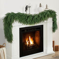 9ft norfolk pine garland, realistic artificial christmas greenery, main product view