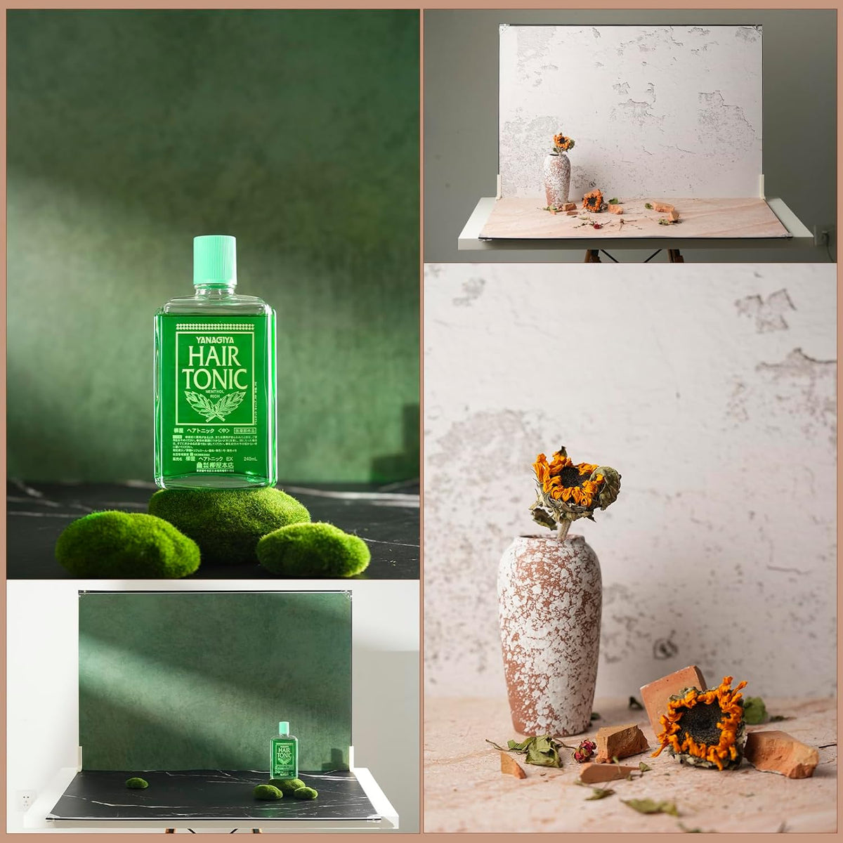 Food Photography Backdrops, 23x35inch, 12Pcs Double-Sided Paper