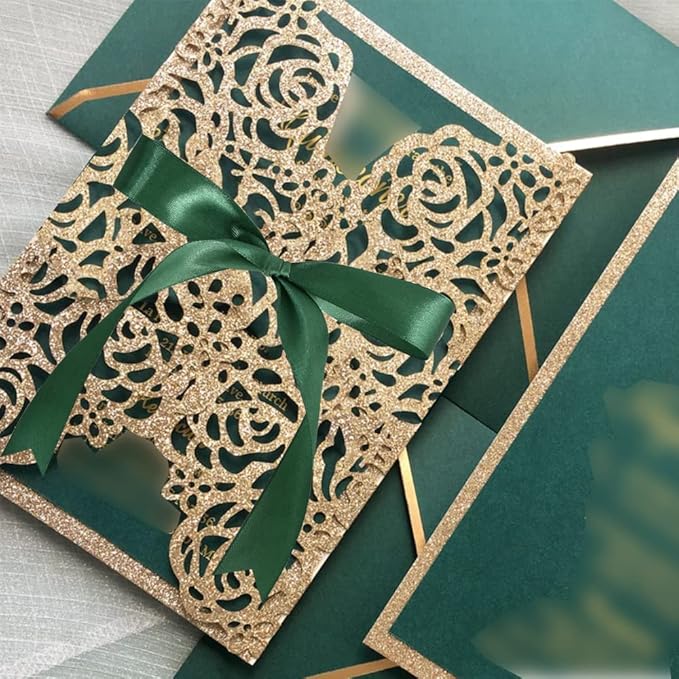 TONIFUL 1 Inch x 100yds Christmas Green Satin Ribbon, Thin Solid Color Satin Ribbon for Gift Wrapping, Crafts, Hair Bows Making, Wedding Party Decoration, Invitation Cards, Floral Bouquets, Christmas
