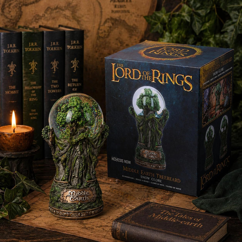 Nemesis Now Lord of The Rings Snow Globe, Middle Earth Collectible, Officially Licensed, Hand-Painted Resin, 19cm - Treebeard