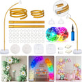 led balloon arch stand with base 9.35ft/6ft balloon, main product view