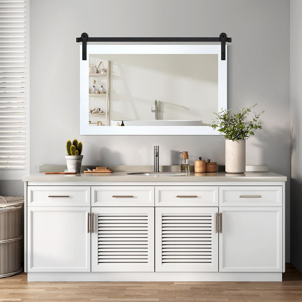 cogood farmhouse bathroom mirrors for over sink on a desk or shelf