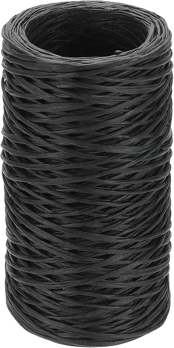 uxcell 164 Feet Floral Wire, 1mm Vine Bind Wire for DIY Crafts Flower Bouquet Christmas Wreaths Black
