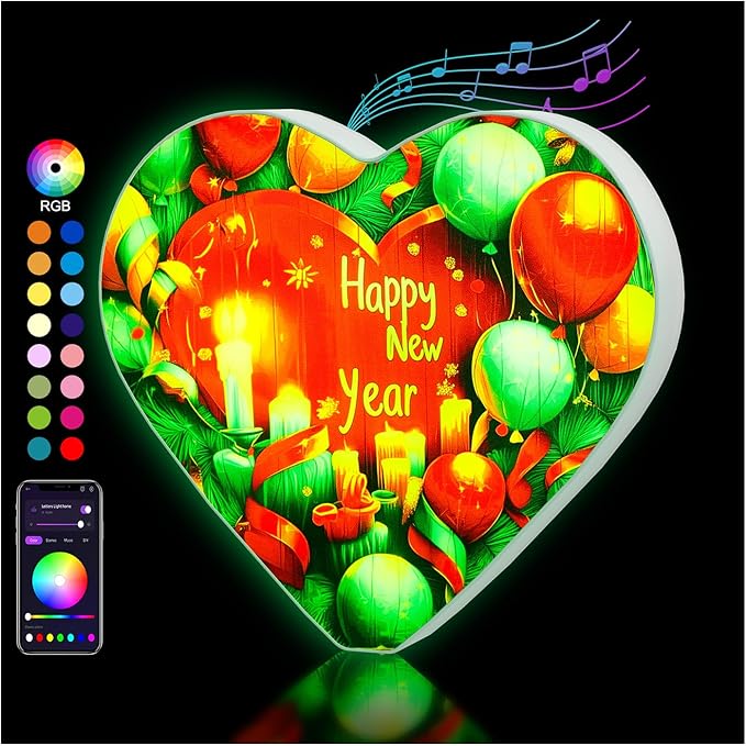 OJQ Light Up Letters LED Letter - Bedroom Lighted Colorful Alphabet Letter Music Sync Color Change - Christmas Birthday Gifts for Girl - Teen Girls Room Decor Gifts Party Home Wall Bedroom Decor