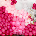 leitee 600 pcs hot pink balloons different sizes, main product view