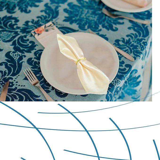 40 Pcs Gold Napkin Rings - Metal Napkin Ring(Round) Stainless Steel Napkin Rings for Table Settings Wedding Christmas Party Dinner Table