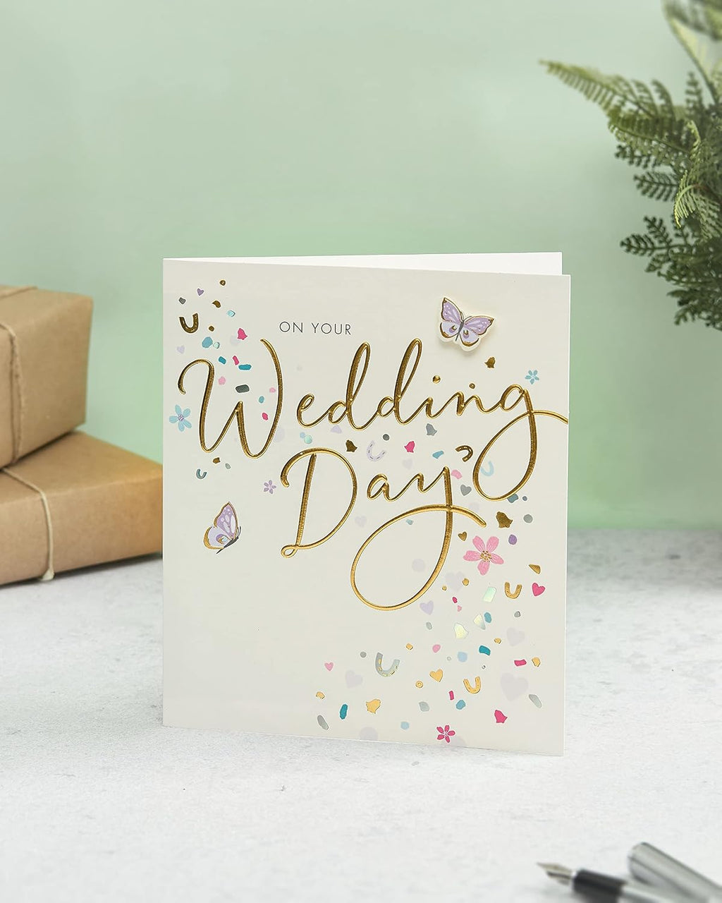 UK Greetings Card Day Celebration Card - Contemporary Day Card for Friends Day Card for Couple, Multi