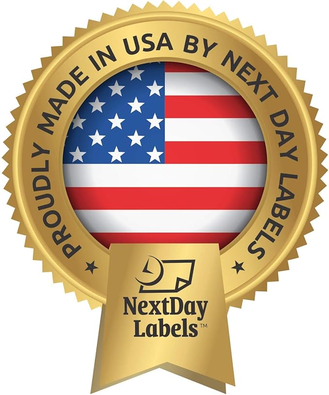 NextDayLabels Gold Seals for Certificates, Gold Metallic Embossing Stickers with Serrated Edge for Certificates, Packaging and Envelopes - 2 Inch Round, 250 Stickers Per Roll - Made in The USA