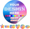 Personalized Custom Stickers for Business Logo Customized Labels with Photo Text Image Make Your Own Vinyl Decals Bulk 100 Pack
