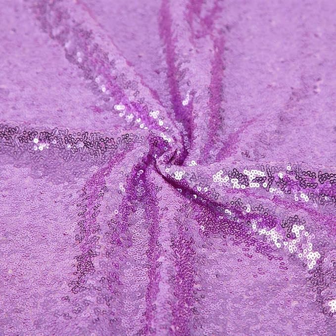 JYFLZQ Lavender Sequin Backdrop Curtains 2ft x 8ft 2 Panel Glitter Photo Booth Backdrops Sparkly Photography Background Drapes for Parties Wedding Bridal Showers