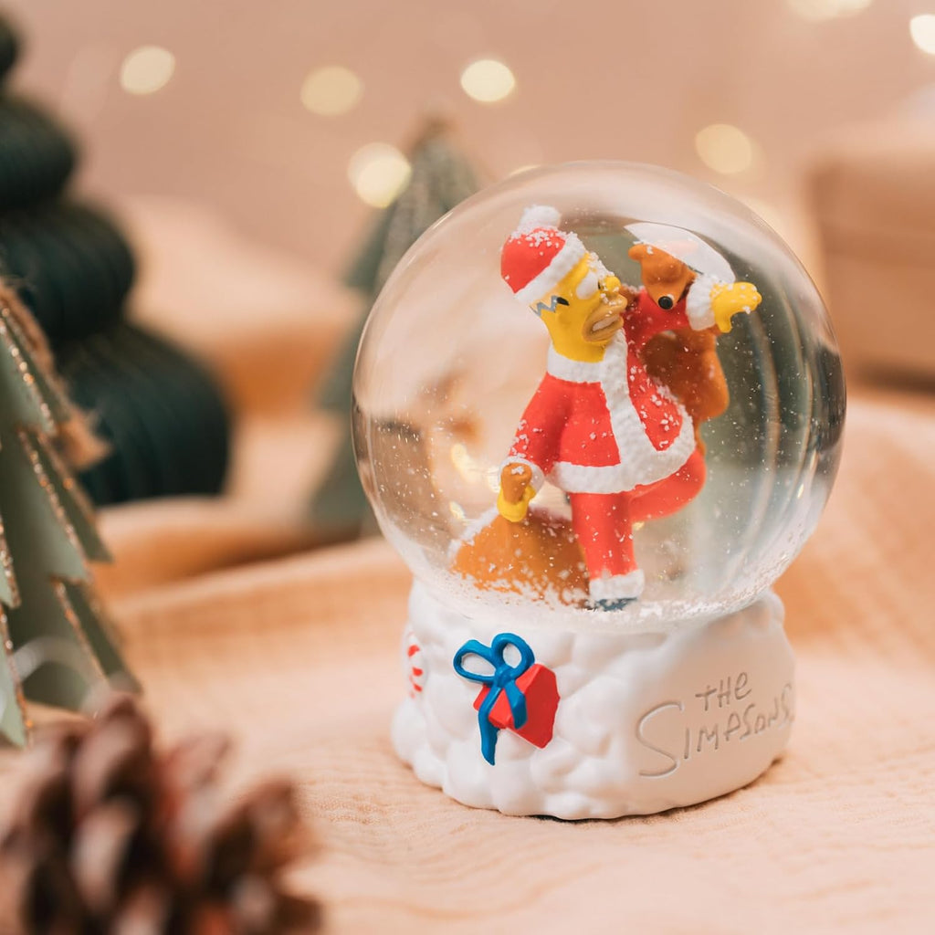 Grupo Erik The Simpsons Snow Globe - Funny Gifts, Merch, Merchandise, Decor | Homer Simpson Figure - Snow Globes for Adults & for Children, Secret Santa Gifts under 20 Pounds for Christmas, Xmas
