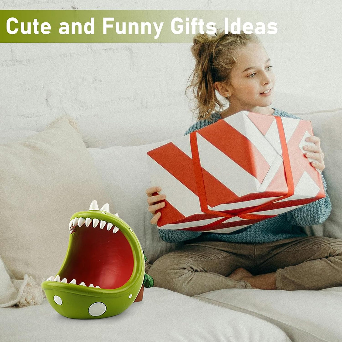 Piranha Plant Large Candy Bowl For Candy Dish Key Bowl Decorative Bowl Home D...