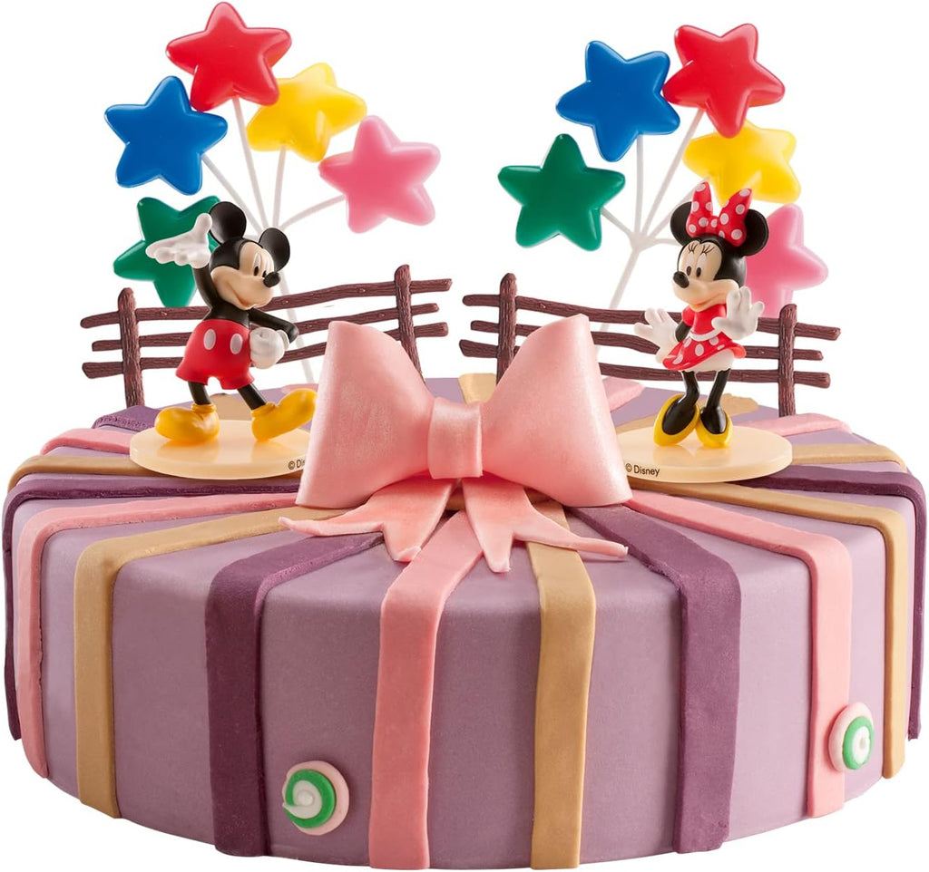 dekora Mickey and Minnie Cake Decoration Set, Multi-Colour, One Size