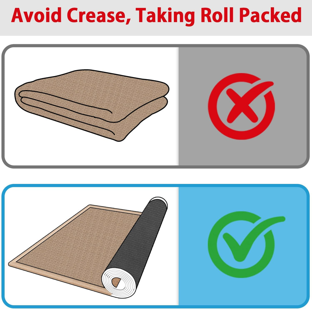 8ft Natural Jute Hallway Runner Rug Non Slip Washable, Rubber Backed Long Kha...