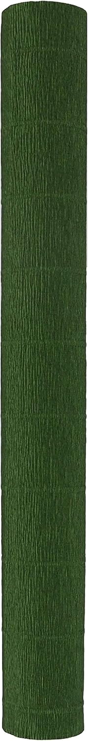 Crepe Paper Roll, Heavy Italian 180 g, 13.3 sqft, Leaf Green