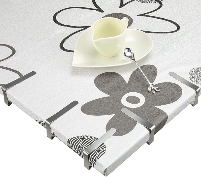 TriPole Tablecloth Clips 16Pack Stainless Steel Table Cover Clamps Skirt Clips for Home Kitchen Restaurant Picnic Tables
