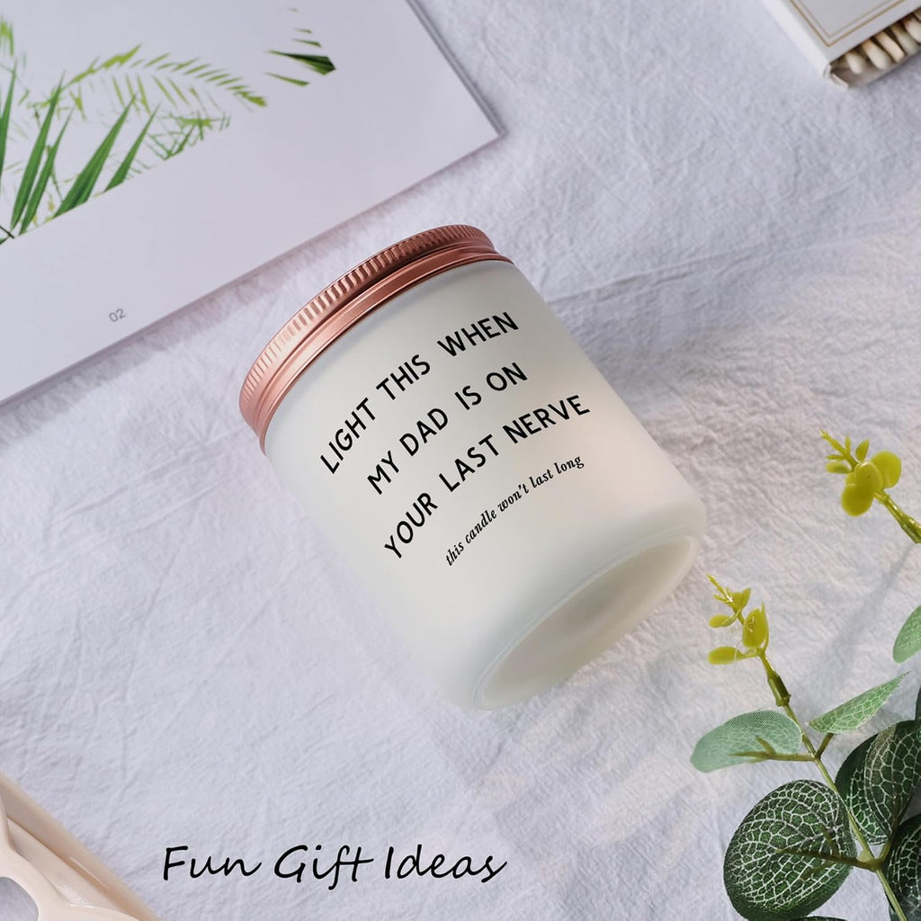 Funny Mom Gifts, Birthday Mother's Day Christmas Gift Ideas for Mom from Daughters and Son- Unique Women Candles Gifts for Bonus Stepmom