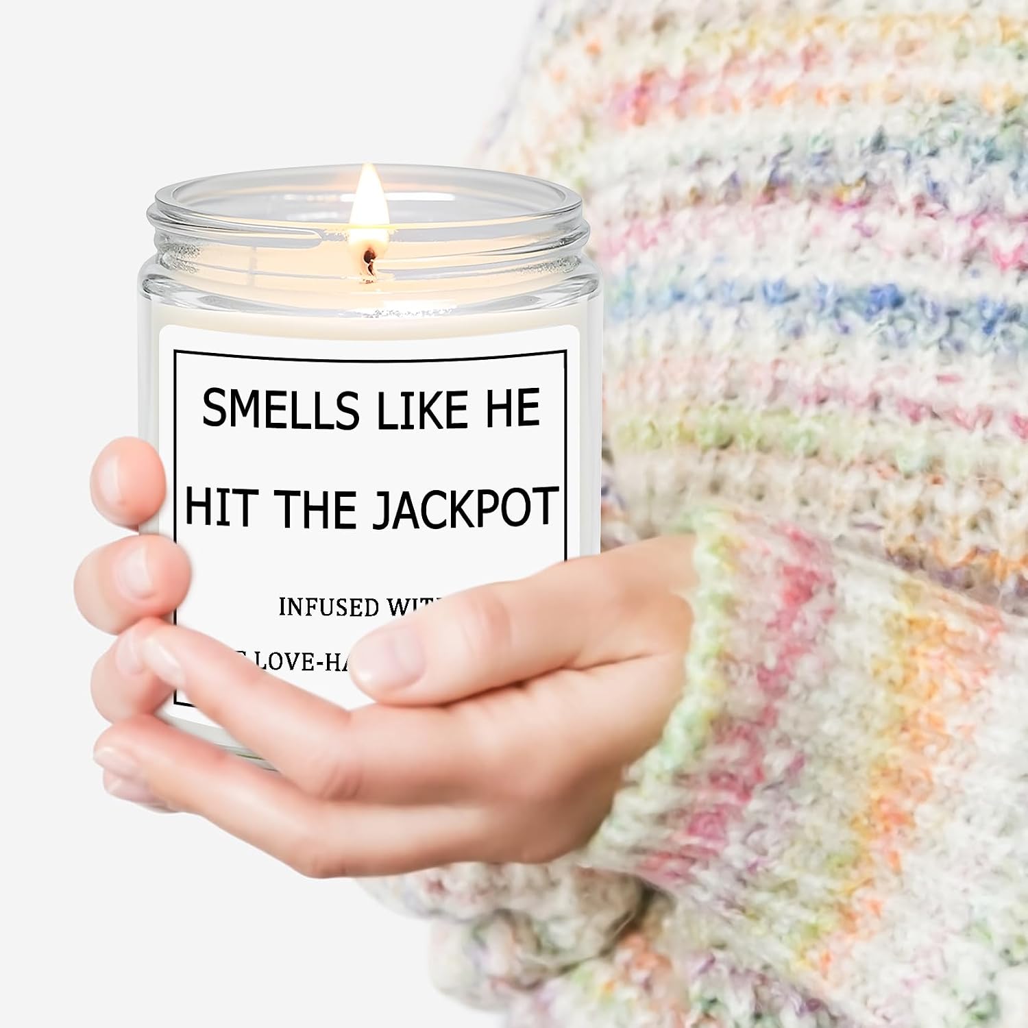 Bridal Shower Gifts for Bride, Bride to Be Engagement Gift for Couples Women, Funny Wedding Lavender Candles