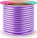Mandala Crafts 10 Gauge Anodized Aluminum Craft Wire for Jewelry Making - 32 FT Colored Flexible Lavender Wire - Bendable for Bonsai Armature Crafting Sculpting