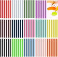 Ewparts Opaque Colored Hot Glue Sticks for Hot Glue Gun Mini Hot Melt Glue Sticks Bulk 14 Color 84Pack Glue Gun Sticks Full Size Colored Hot Glue Sticks Hot Glue Sticks for Glue Gun Small Glue Sticks