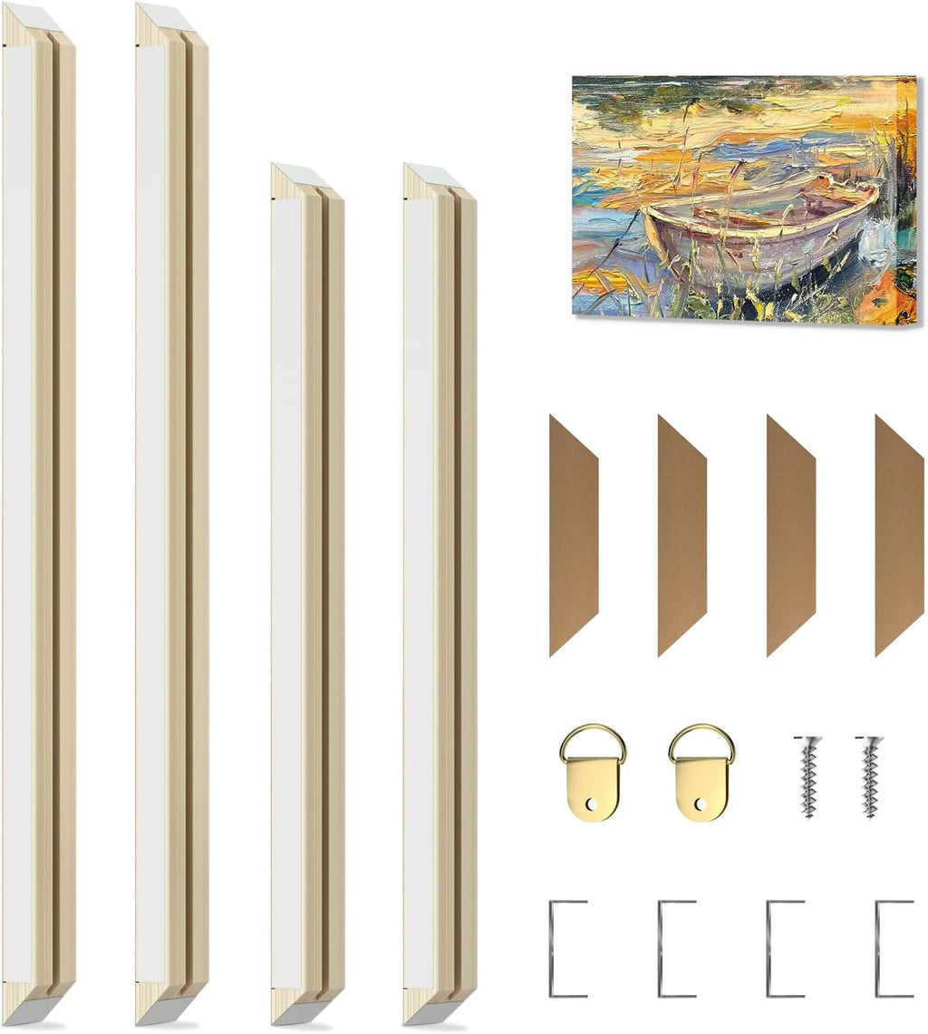 diy canvas stretcher bars kit, 1.25" gallery depth, main product view