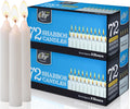 OHR CANDLES Shabbat Candles, Traditional Shabbos Candles, 3 Hour, 72 Count (Pack of 2) (144 Count)