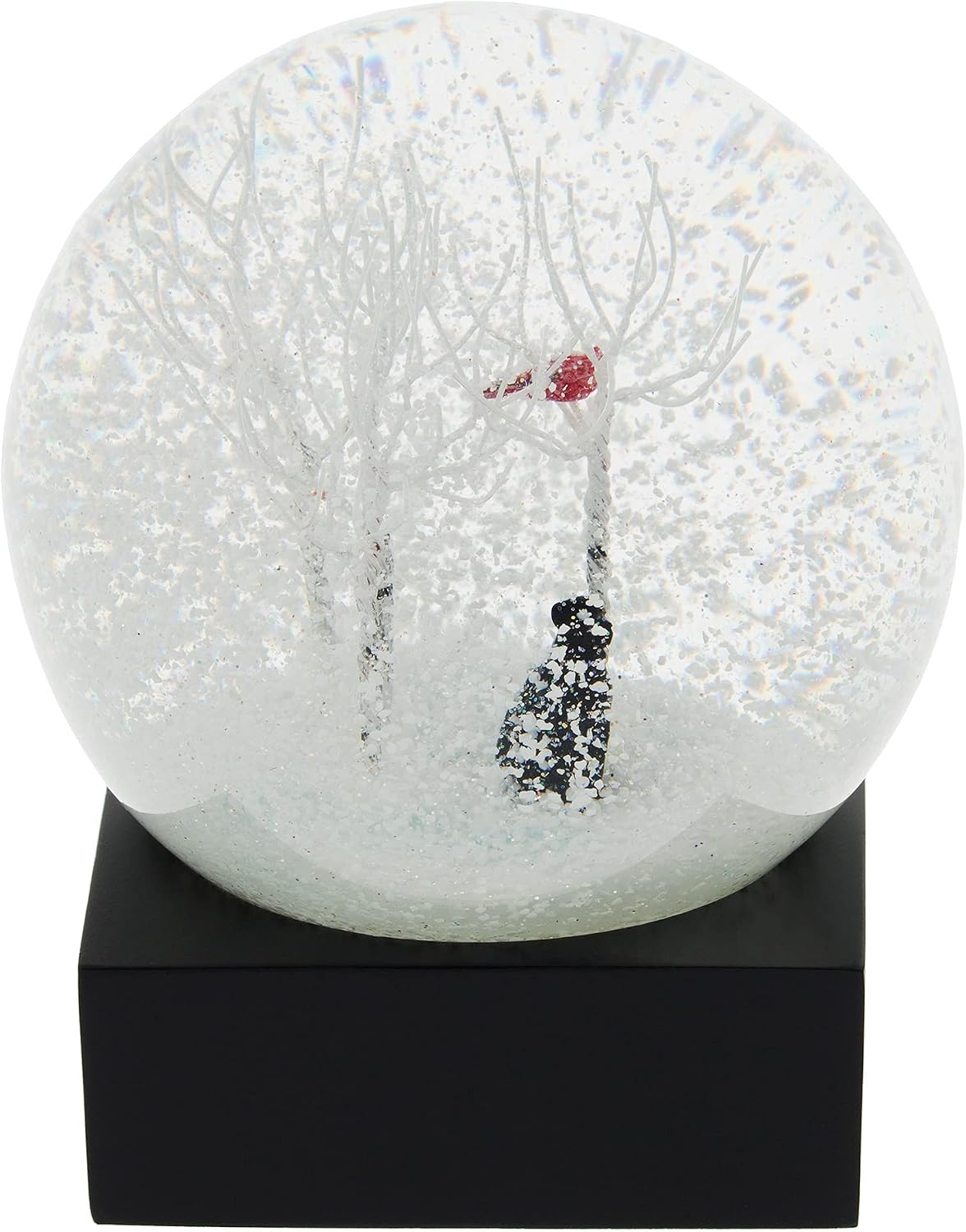 Black Lab in Woods Snow Globe by CoolSnowGlobes