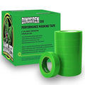 DINOGREN High Performance Automotive Masking Tape – 1.5 Inch x 60 Yards (24 Rolls) – Green Tape for Car Paint, Auto Body, Heat & Water Resistant, Clean Removal, Industrial-Grade Multipurpose Adhesive