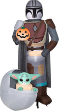 gemmy airblown inflatable the mandalorian and grogu™ in, main product view
