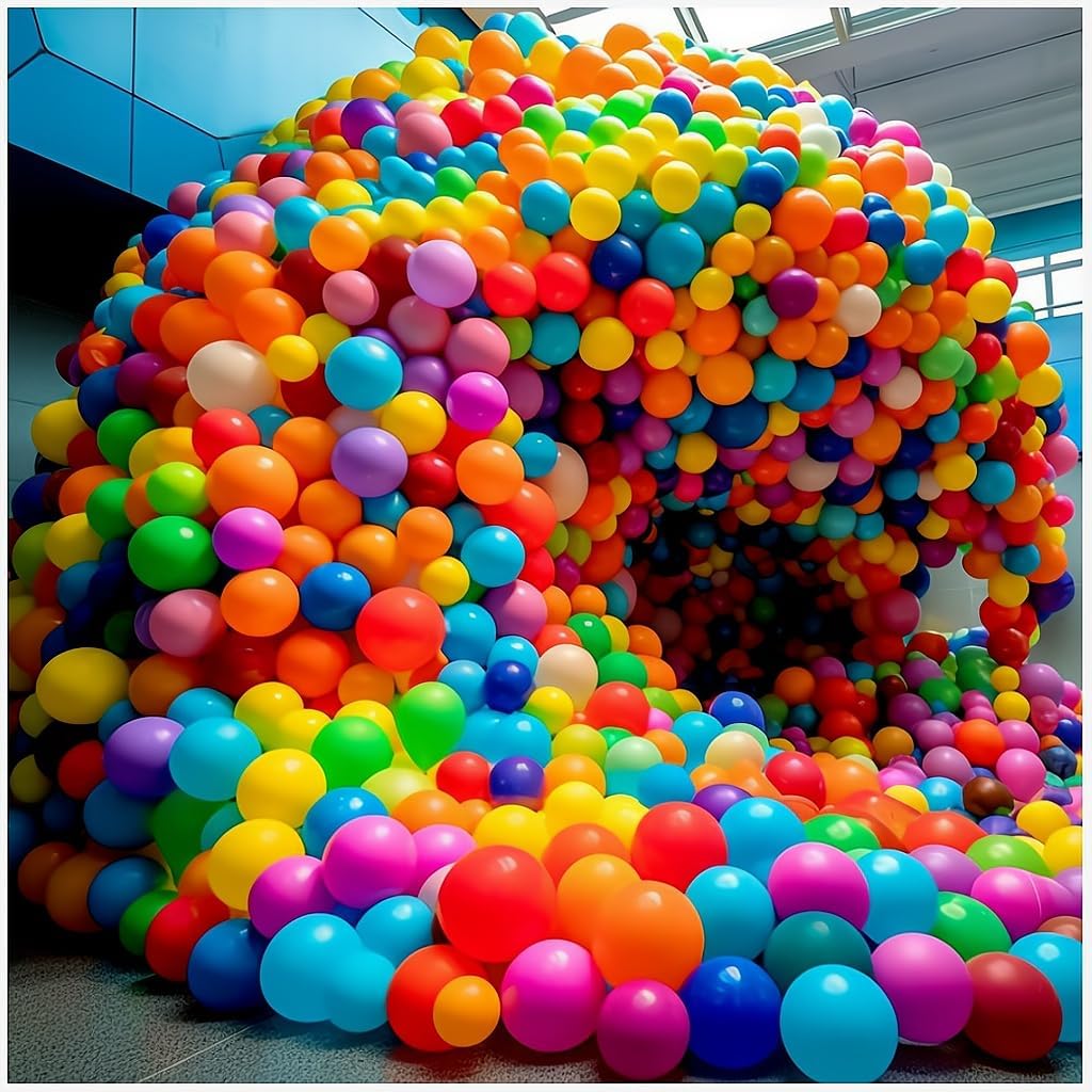 1500 Pack Balloons 15 Kinds Colors 12 inch Rainbow Latex Party Balloon Bulk f...