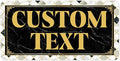 Custom Sign, Custom Street Sign, 11 Font Colors, 13 Font Styles, 4 Hole Options, 22 Sizes, 6x12 Inches, Rust Free DiBound, Fade Resistant, Made in USA by My Sign Center (Marble Tile)