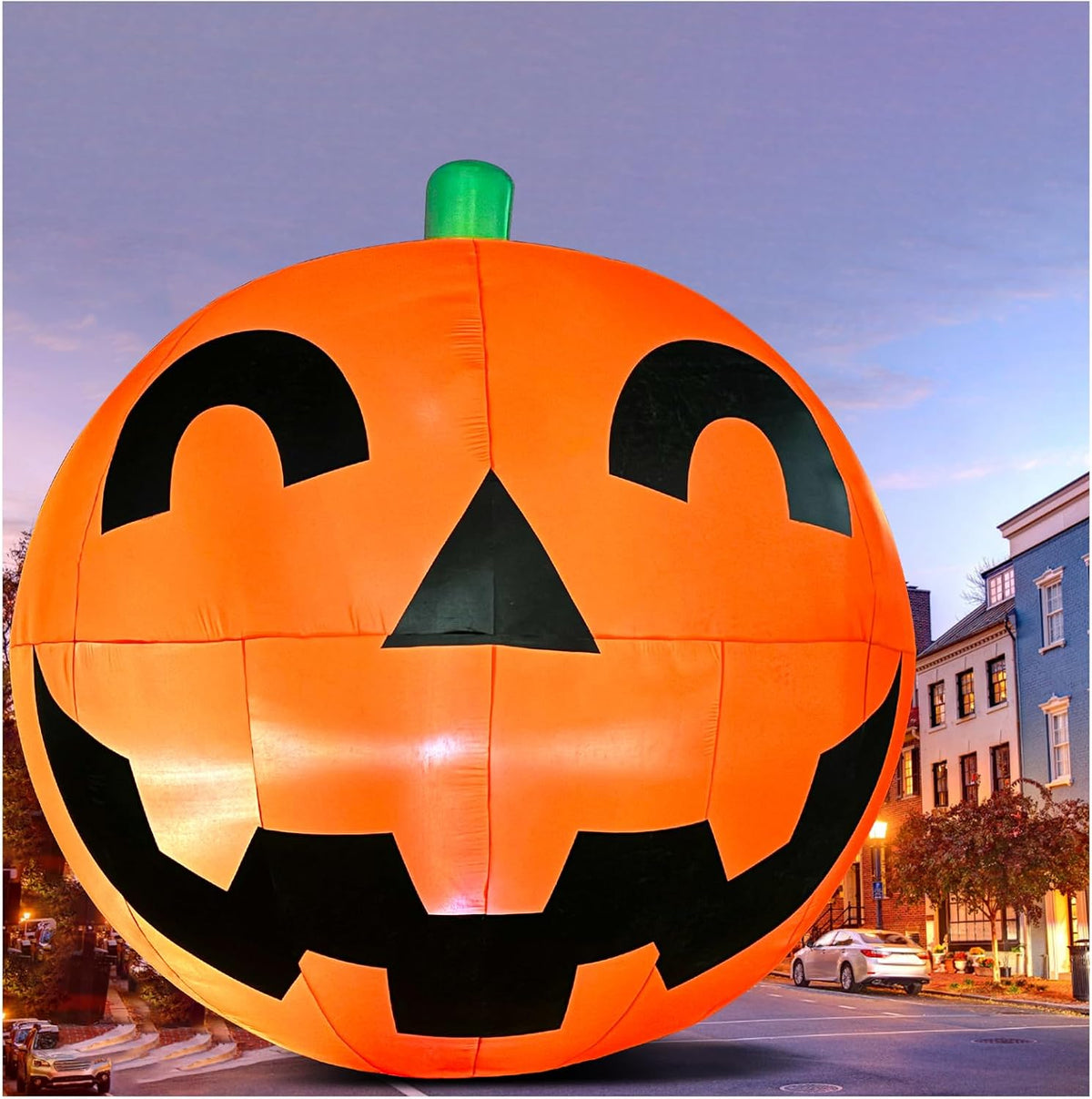 Giant 11.2Ft Halloween Inflatables Pumpkin Decorations, Extra Large Halloween...