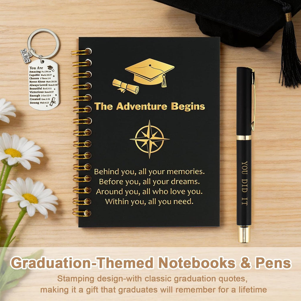2026 Graduation Gifts for Hers, 12Pcs Graduation Gift Basket Grad Gift Box for High & Middle School Masters College Women Girl Daughter Sister Friend Nurse Granddaughter