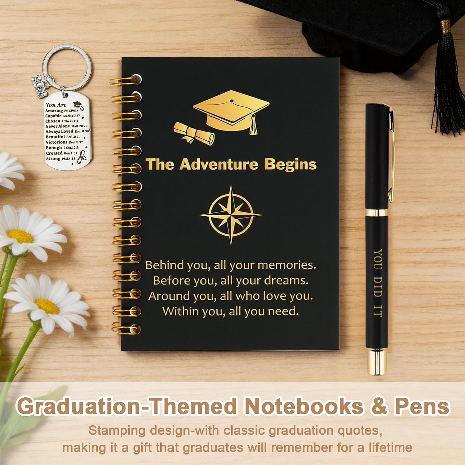 2026 Graduation Gifts for Hers, 12Pcs Graduation Gift Basket Grad Gift Box for High & Middle School Masters College Women Girl Daughter Sister Friend Nurse Granddaughter