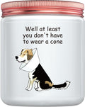 Get Well Soon Gifts for Women Men, Funny After Surgery Recovery Feel Better Encouragement Gifts for Dog Lover Dog Mom Dad - Lavander Scented Candles