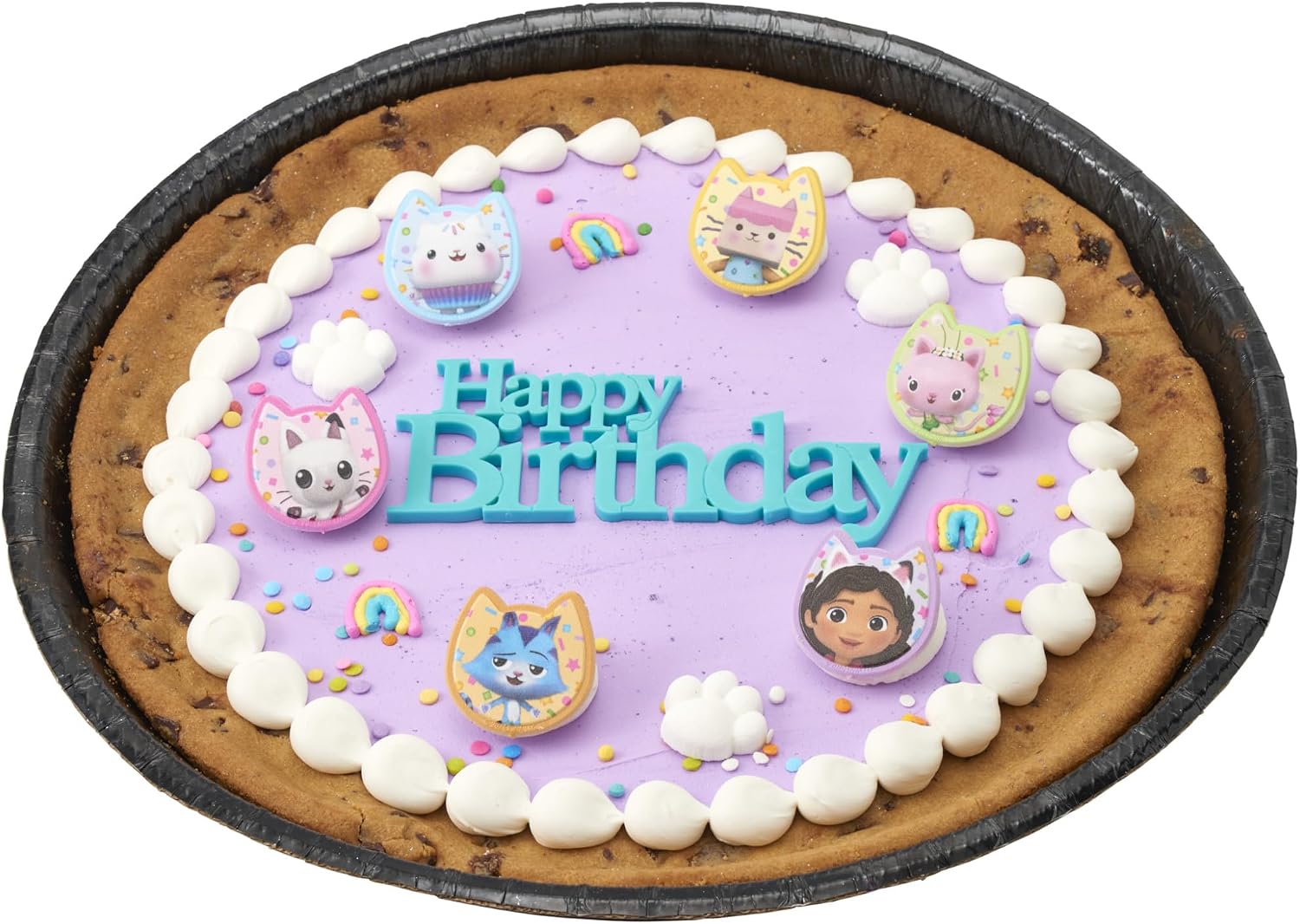 DecoPac DreamWorks Gabby's Dollhouse Rings, 24 Cupcake Decorations Featuring Gabby, Pandy Paws, Irresistible Kitty Characters, and Super Fun Adventures! - 24 Pack