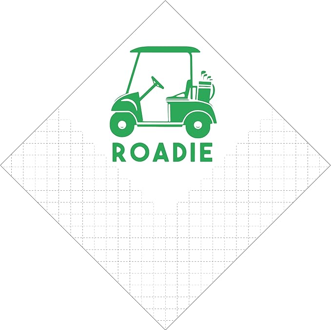 Golf Cocktail Napkins, 100 Pack Par-Fect Together Golf Themed Paper Cocktail Beverage Napkins for Wedding Rehearsal Dinner Bridal Shower Engagement 2-Ply, 5x5 Inches (Golf Cart Roadie Napkins)