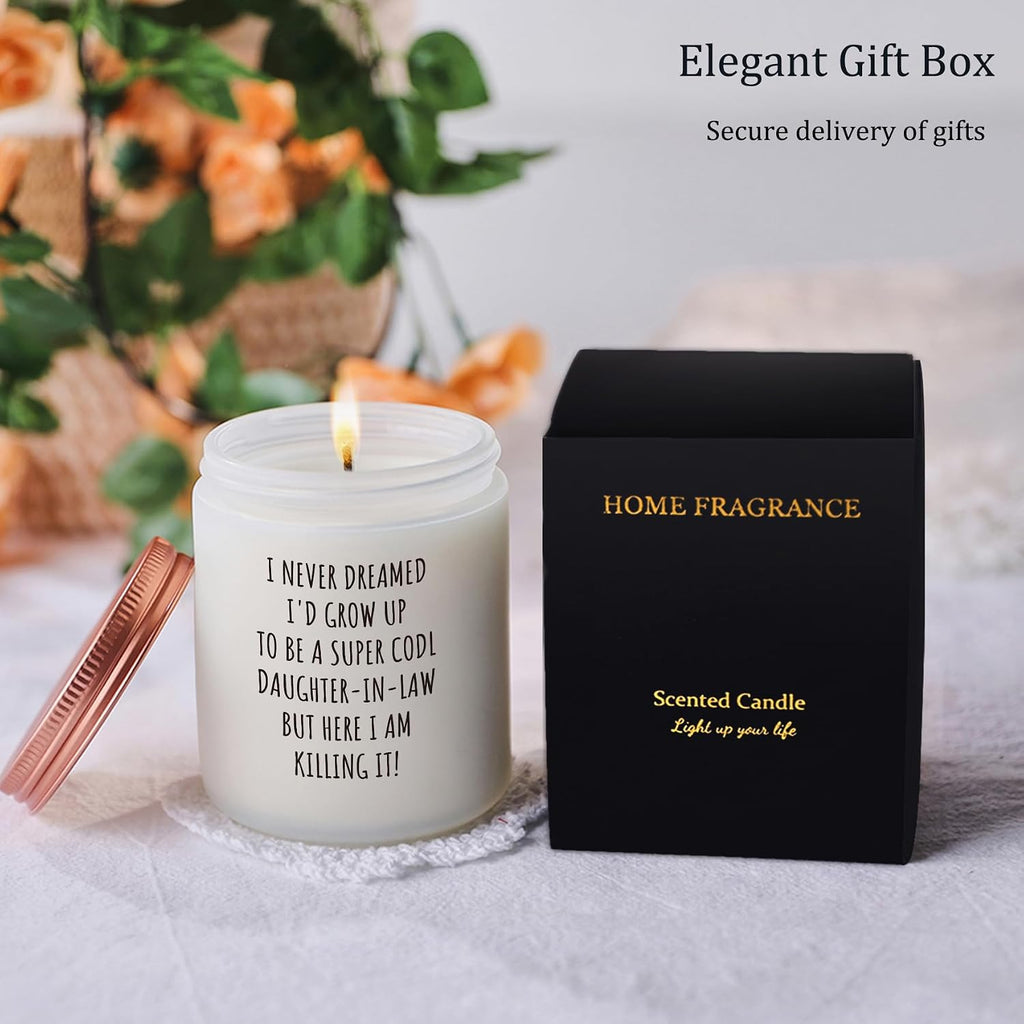 Funny Daughter in Law Gifts from Mother-in-Law, Adult DIL Wife Birthday Mothers Day Christmas Wedding Presents