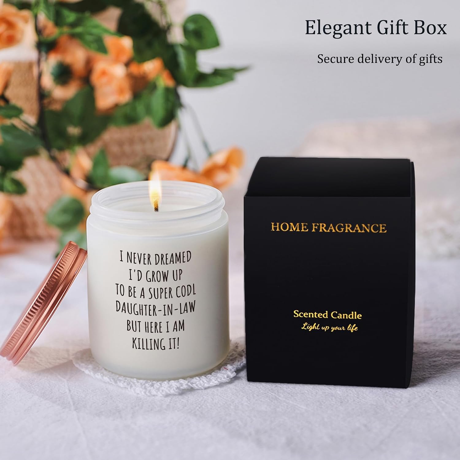 Funny Daughter in Law Gifts from Mother-in-Law, Adult DIL Wife Birthday Mothers Day Christmas Wedding Presents