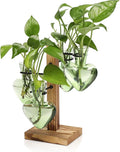 Plants Propagation Stations Plant Terrarium Kit Glass Planters for Indoor Plants House Plant Accessories Gift for Women - 4 Love Bulb Vase