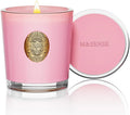 M&SENSE Peony Blush Scented Candle | 9.2 oz Soy Wax Pink Candle, Non-Toxic Aromatherapy Candle for Stress Relief & Home Spa