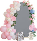 7.2FT Wedding Arch Covers Arch Backdrop Cover Arch Stand Covers Set Arch Cover Spandex Fabric Stretchy Backdrop for Wedding Birthday Party Decoration Baby Shower (Smoky Grey)