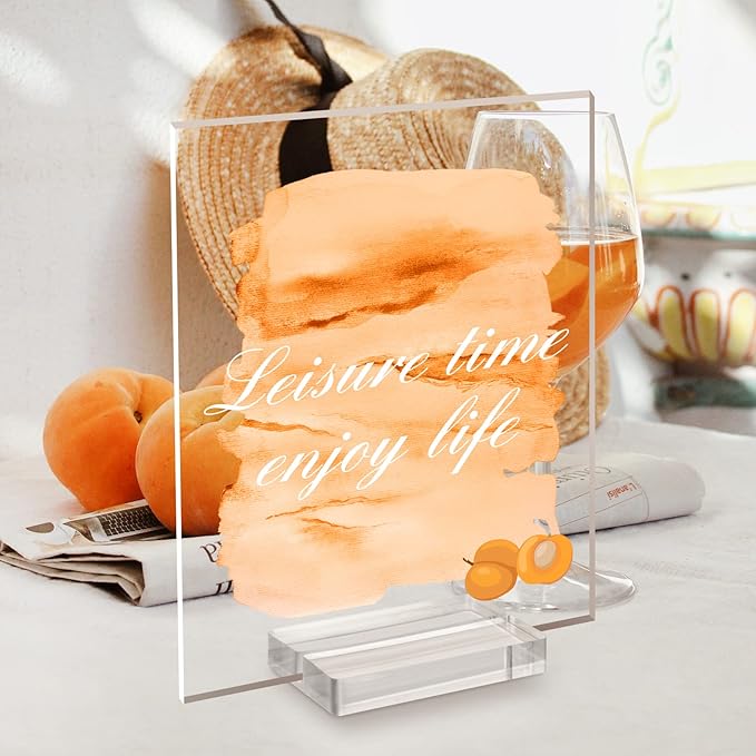 Acrylic Sign Holders, 20 PCS Clear Place Card Holders with Card Slot, Table Numbers Display Stands, for Wedding/Menu/Meeting/Table Numbers