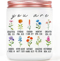 Christian Gifts for Women, Friend, Inspirational Religious Gifts for Women, Friend, Unique Christian Candle Gift