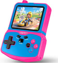 Handheld Game Console for Girls, 220 Retro Games Built-in, 3.5'' HD IPS Screen, Rechargeable Mini Portable Video Game Player for Travel & Car Trips, Gift for Kids (Rose Red)