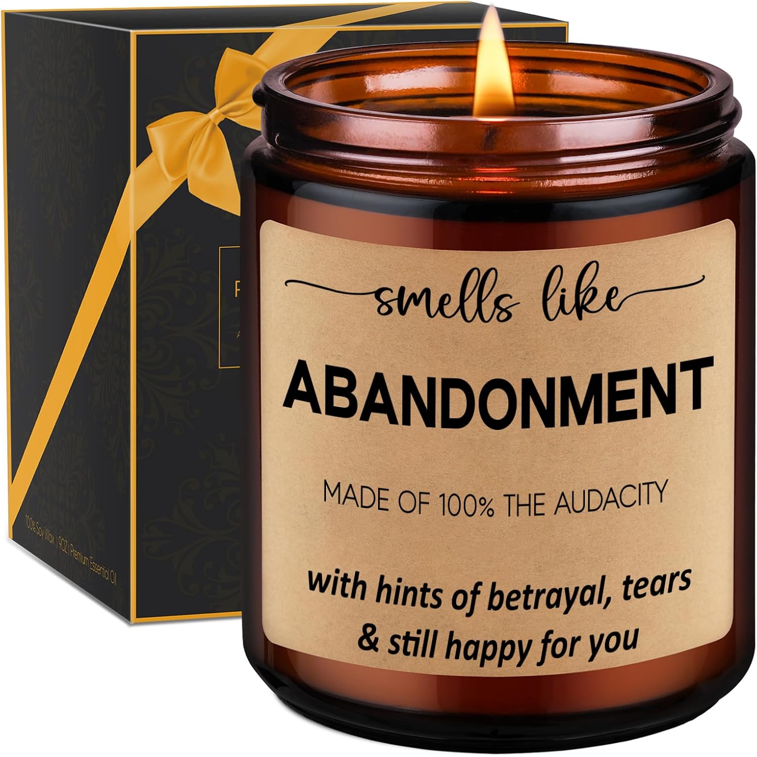 GSPY Scented Candles - Friends Moving Away, Coworker Leaving Ideas, Funny Retirement Gifts for Women, Men - Goodbye, Going Away, Farewell Gifts for Coworkers, Boss, Work Bestie, Woman, Best Friend
